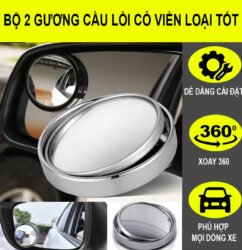 Gương cầu lồi có viền ô tô