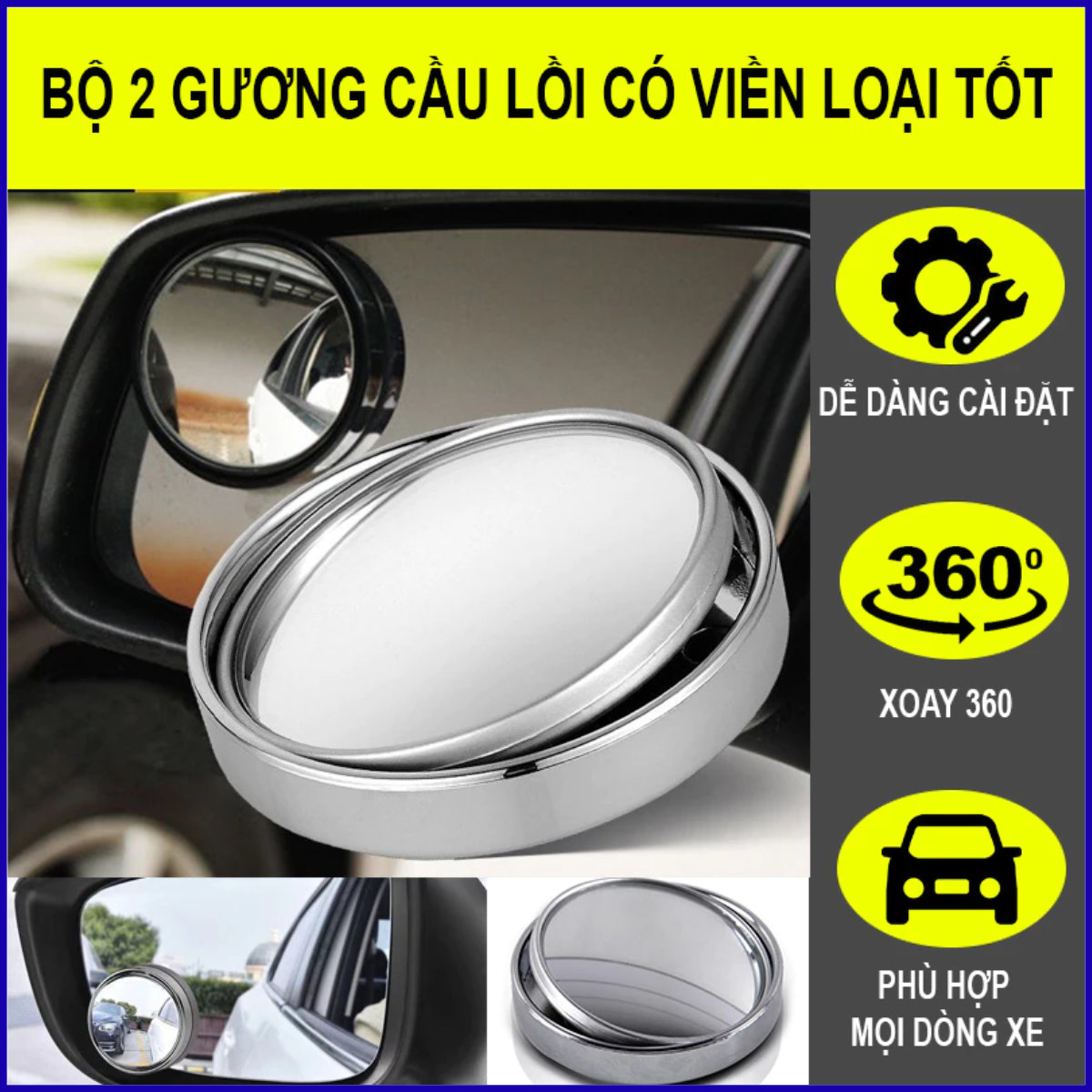 Gương cầu lồi có viền cao cấp