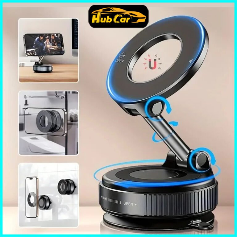 giá đỡ điện thoại nam châm hút chân không