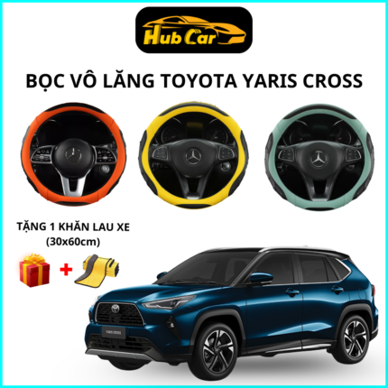 Bọc Vô Lăng YARIS CROSS - Tròn Size 38