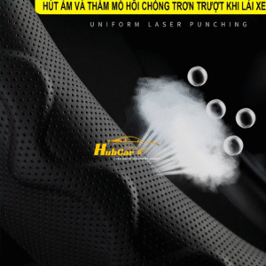 Bọc Vô Lăng Ô Tô Toyota Vios Carbon Cao Cấp 3 Boc vo lang D Cut Size 38 7 Boc vo lang D Cut Size 38 7