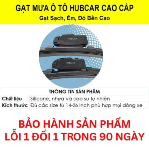 Gạt Mưa Ô Tô Honda Cao Cấp HubCar Gạt Sạch Êm Ái 6 Chi tiet gat mua 7 Gạt Mưa Ô Tô