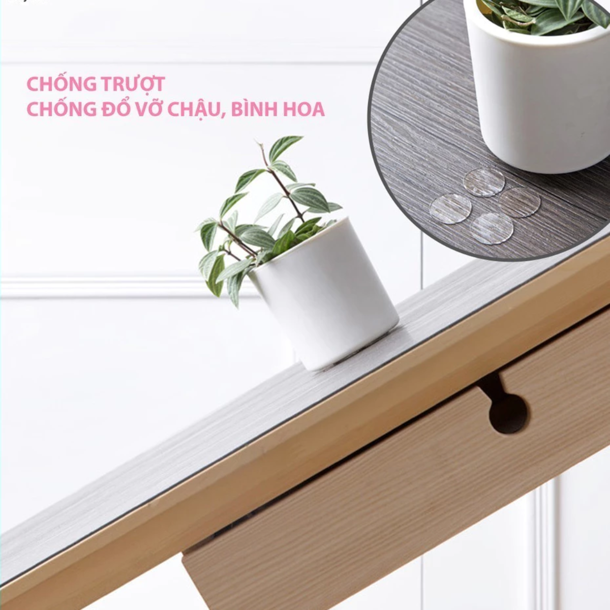 Vỉ 35 Miếng Băng Keo 2 Mặt Trong Suốt Nano Siêu Dính Không Để Lại Vết Keo Khi Bóc 5 Bang keo 2 mat vi 35 4 Vỉ 35 miếng băng keo 2 mặt trong suốt