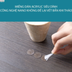 Vỉ 35 miếng băng keo 2 mặt trong suốt