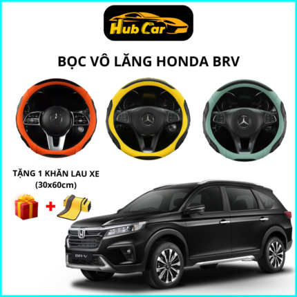 Bọc Vô Lăng HONDA BRV - Tròn Size 38