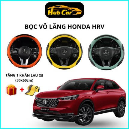 Bọc Vô Lăng HONDA HRV - Tròn Size 38