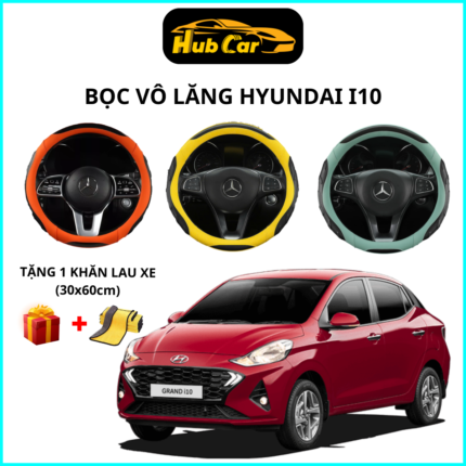 Bọc Vô Lăng HYUNDAI I10 - Tròn Size 38