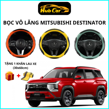 Bọc Vô Lăng Mitsubishi Destinator- Tròn Size 38