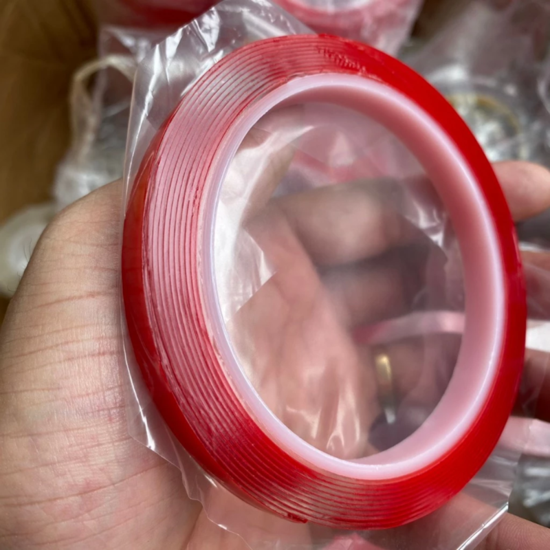 Băng Keo 2 Mặt Siêu Dính Trong Suốt