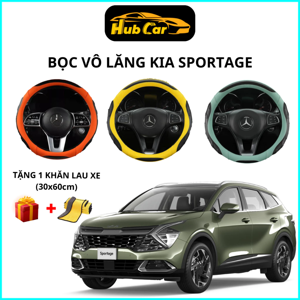 Bọc Vô Lăng Kia Sportage Carbon Cao Cấp Size 38 1 vn 11134207 81ztc mkhsdp1v1ipu39 Bọc Vô Lăng Kia Sportage