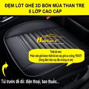 Đệm Lót Ghế Ô Tô Chống Nóng Đệm Ghế Ô Tô Cao Cấp 3D Chất Liệu Da Cao Cấp 5 Lớp Chống Trượt Thoáng Khí Êm Ái Bảo Vệ Ghế Xe 2 Dem lot ghe 3D 5 lop 1 1 Dem lot ghe 3D 5 lop 1 1