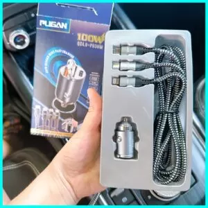 Tẩu Sạc Ô Tô Siêu Nhanh PUGAN Chính Hãng 100W Sạc Ô Tô, Tẩu Âm Ô Tô Nguồn 2 Cổng USB và TYPE C Đều Sạc Siêu Nhanh Hàng Cao Cấp 7 Tau sac o to chinh hang 8 Tau sac o to chinh hang 8