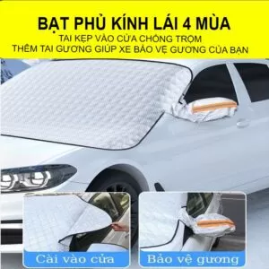 Tấm Che Nắng Kính Lái Ô Tô 4 Lớp Tráng Bạc Cao Cấp Tấm Che Nắng Ô Tô Loại Mới Có Tới 9 Nam Châm Hàng Loại 1 2 tam che nang kinh lai o to 2 tam che nang kinh lai o to 2