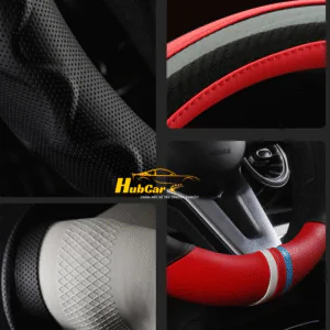 Bọc Vô Lăng Ô Tô Toyota Corolla Cross Carbon Cao Cấp 3 Boc vo lang D Cut Size 38 6 Boc vo lang D Cut Size 38 6