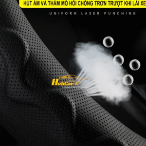 Bọc Vô Lăng Ô Tô Toyota Corolla Cross Carbon Cao Cấp 2 Boc vo lang D Cut Size 38 7 Boc vo lang D Cut Size 38 7